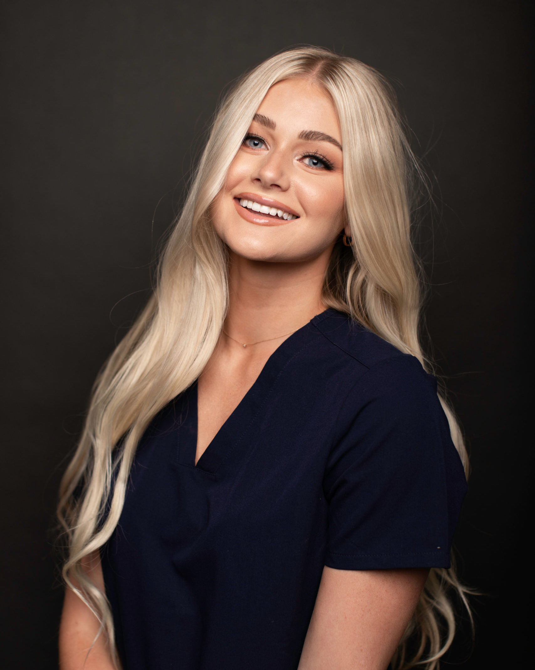 Brynley Arnold who is a young blonde Nurse in scrubs who is a Utah Injections Instructor